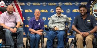 dr rory cooper pictured with team at HERL