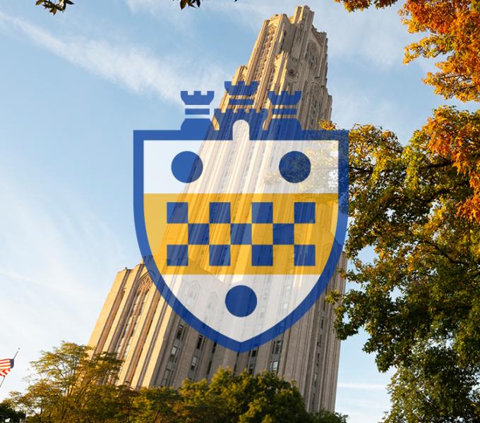 Cathedral of Learning with Pitt shield